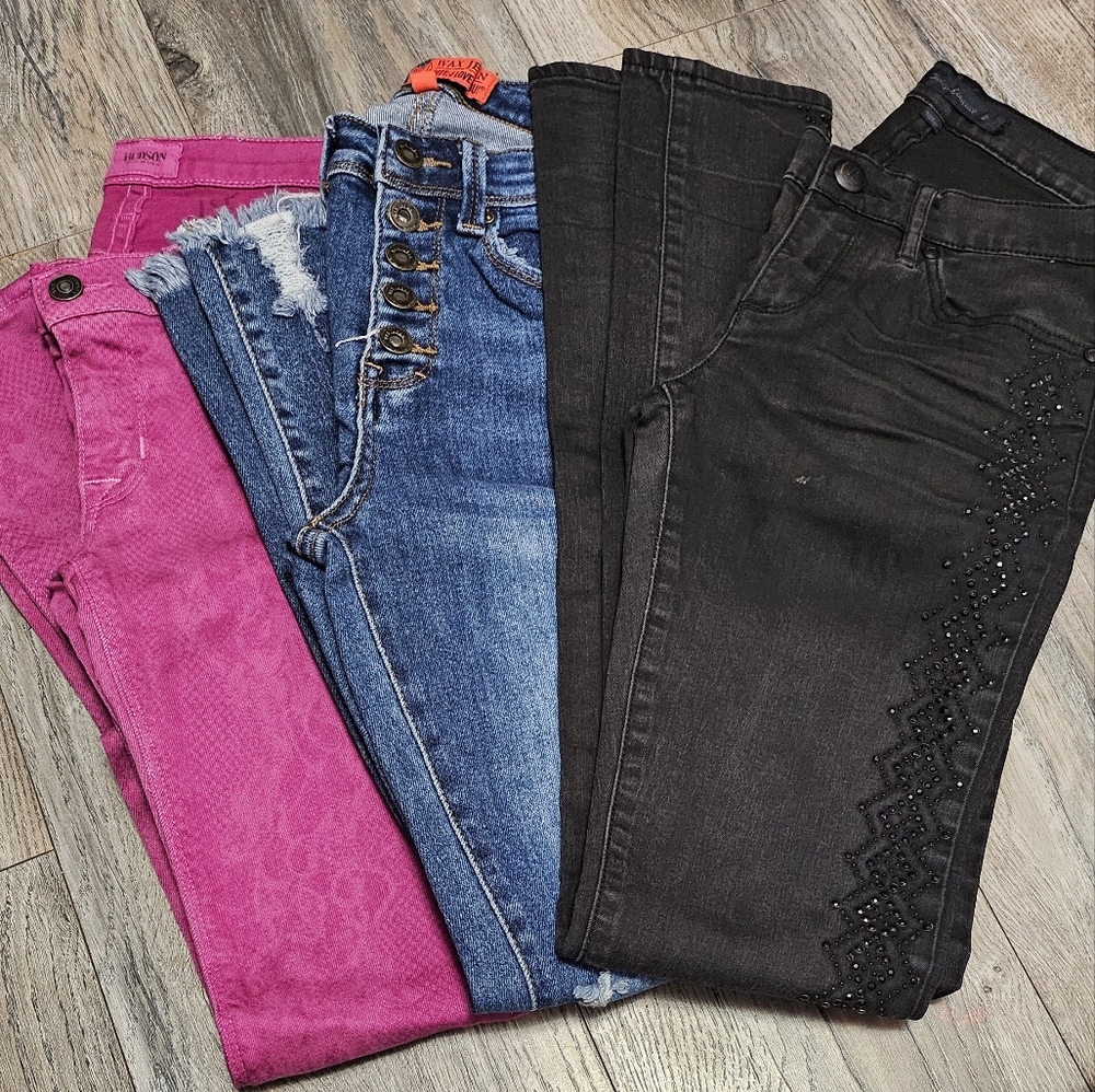 Juicy Couture Women's Skinny Jeans - Pink, Blue, Black